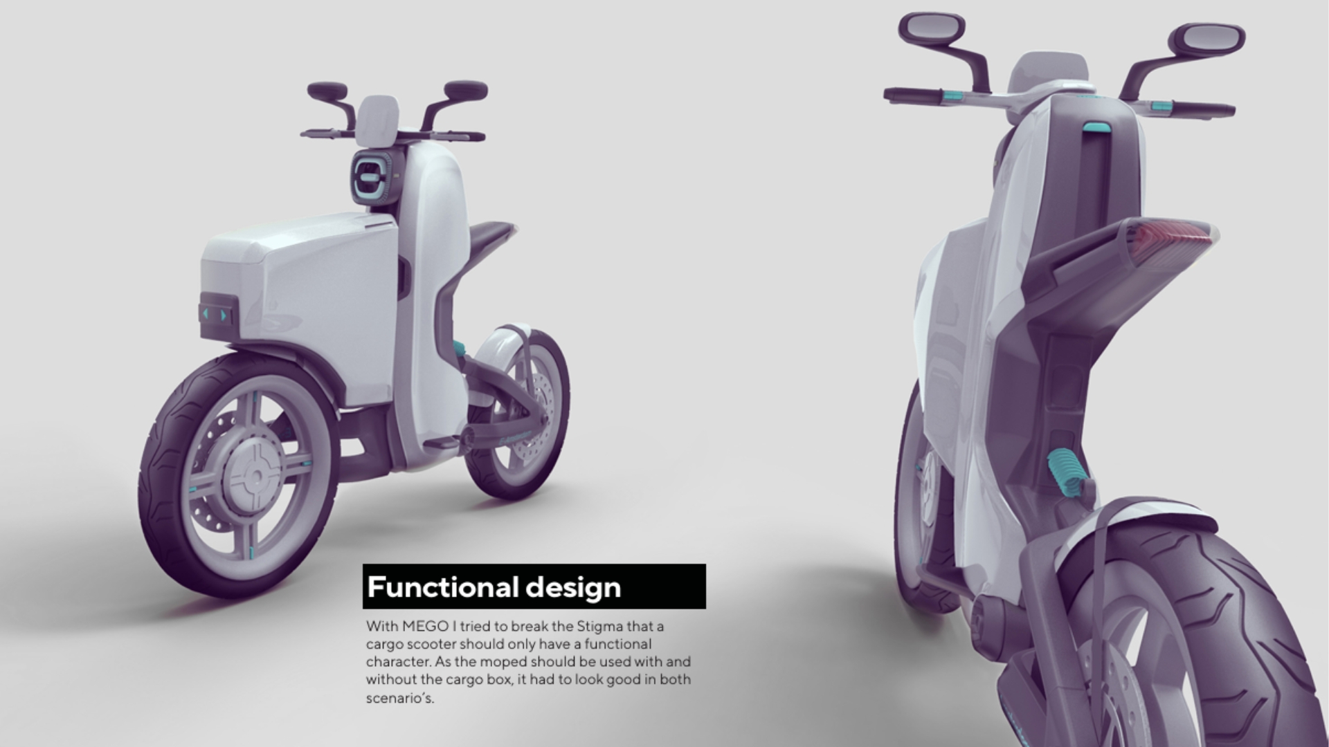 Mego Cargo – Modulaire scooter voor de deeleconomie – Delft